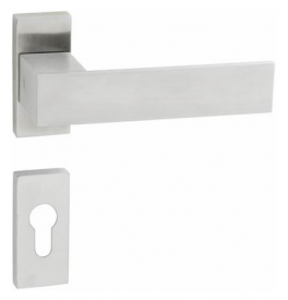 Handle JNF SQUARE - UR - Brushed stainless steel