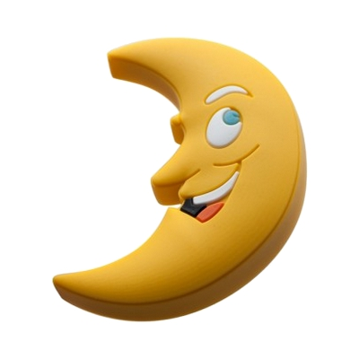 Children furniture handle MOON