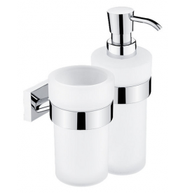 Cup for toothbrushs and Soap Dispenser NIMCO KEIRA KE 2205831W-26