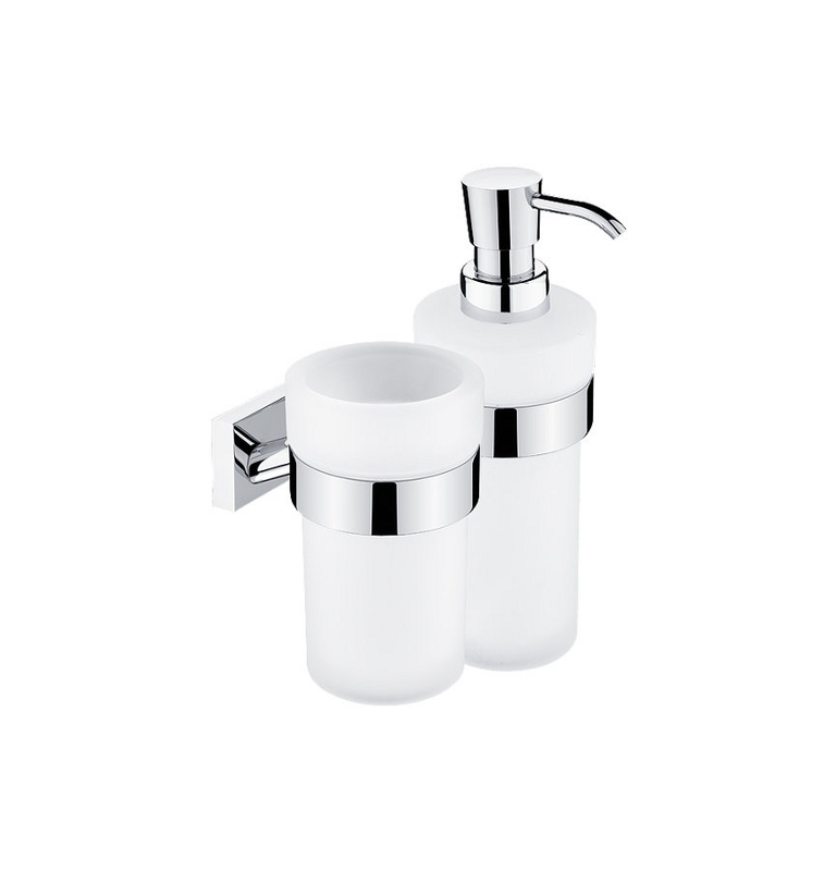 Cup for toothbrushs and Soap Dispenser NIMCO KEIRA KE 2205K31W-26