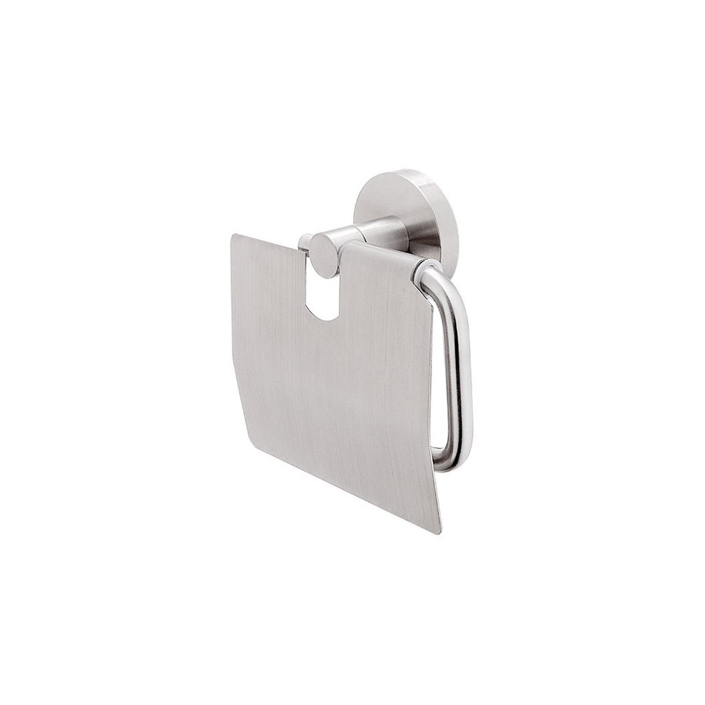 Toilet roll holder with lid NIMCO UNIX INOX UNM 13055B-10