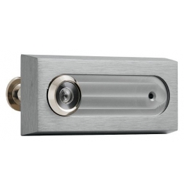 Door Viewer with label AXA - LINIA ATLAS2 - BN - Brushed stainless steel
