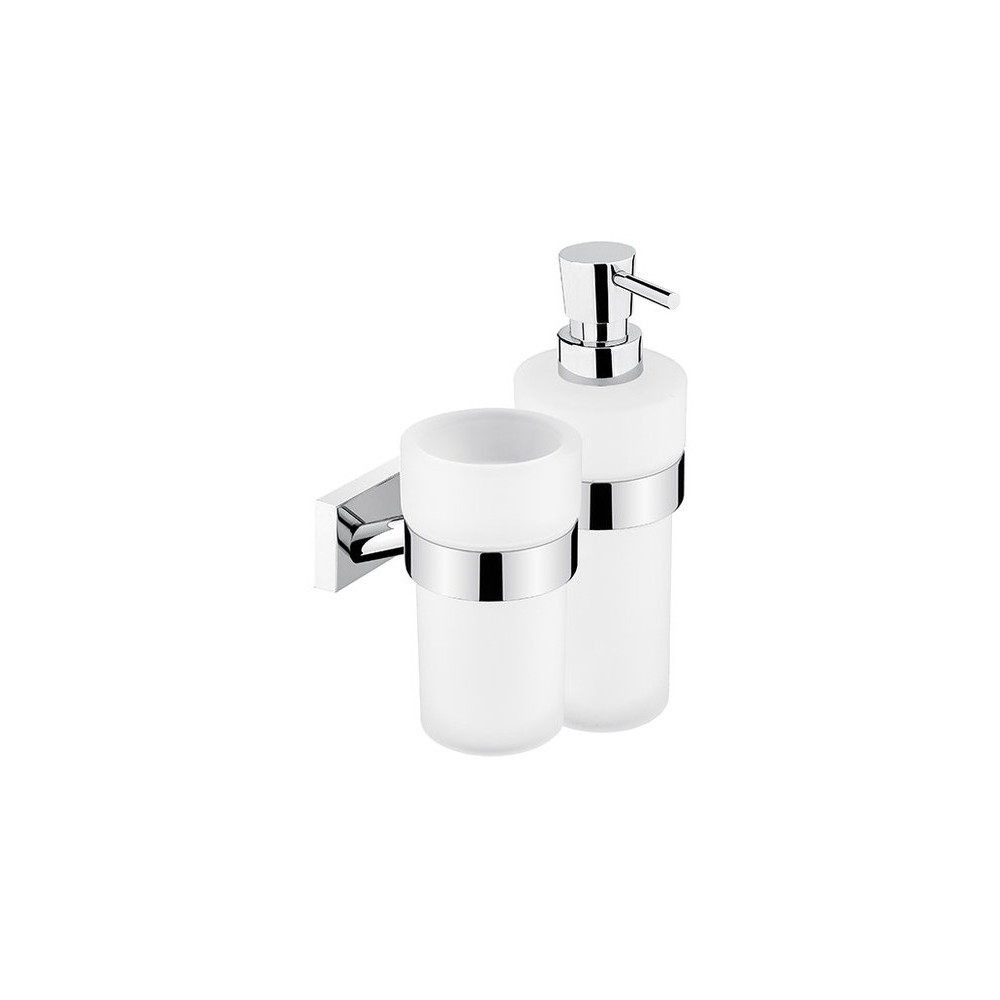 Cup for toothbrushs and Soap Dispenser NIMCO KEIRA KE 2205K31W-T-26