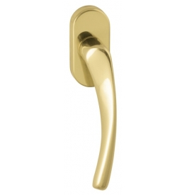 Window handle DK - FAN - R - Gold polished