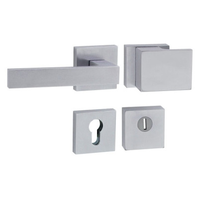 Bezpečnostní klika TUPAI CUBO/SQUARE - HR 3230/2275 - Chrom broušený