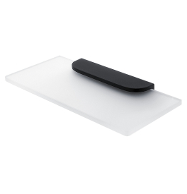 Półka szklana z uchwytem NIMCO NIKAU BLACK NKC 30091B-20-90