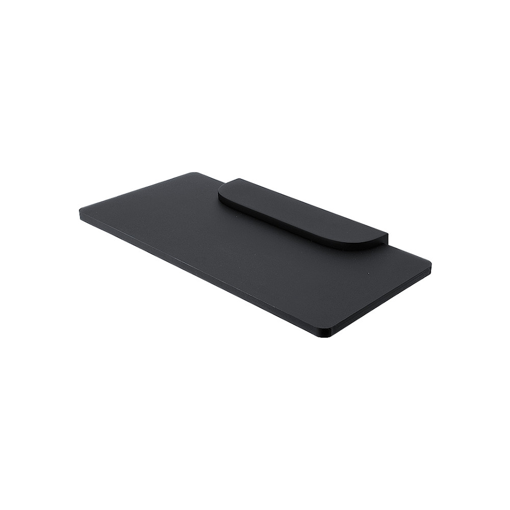 Sklenená polica s držiakom IXI NIMCO NIKAU BLACK NKC X320-C-90