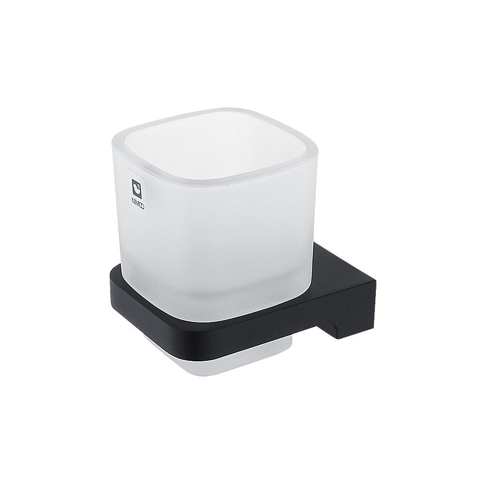 Cup for toothbrushs NIMCO MAYA BLACK MAC 29058C-90