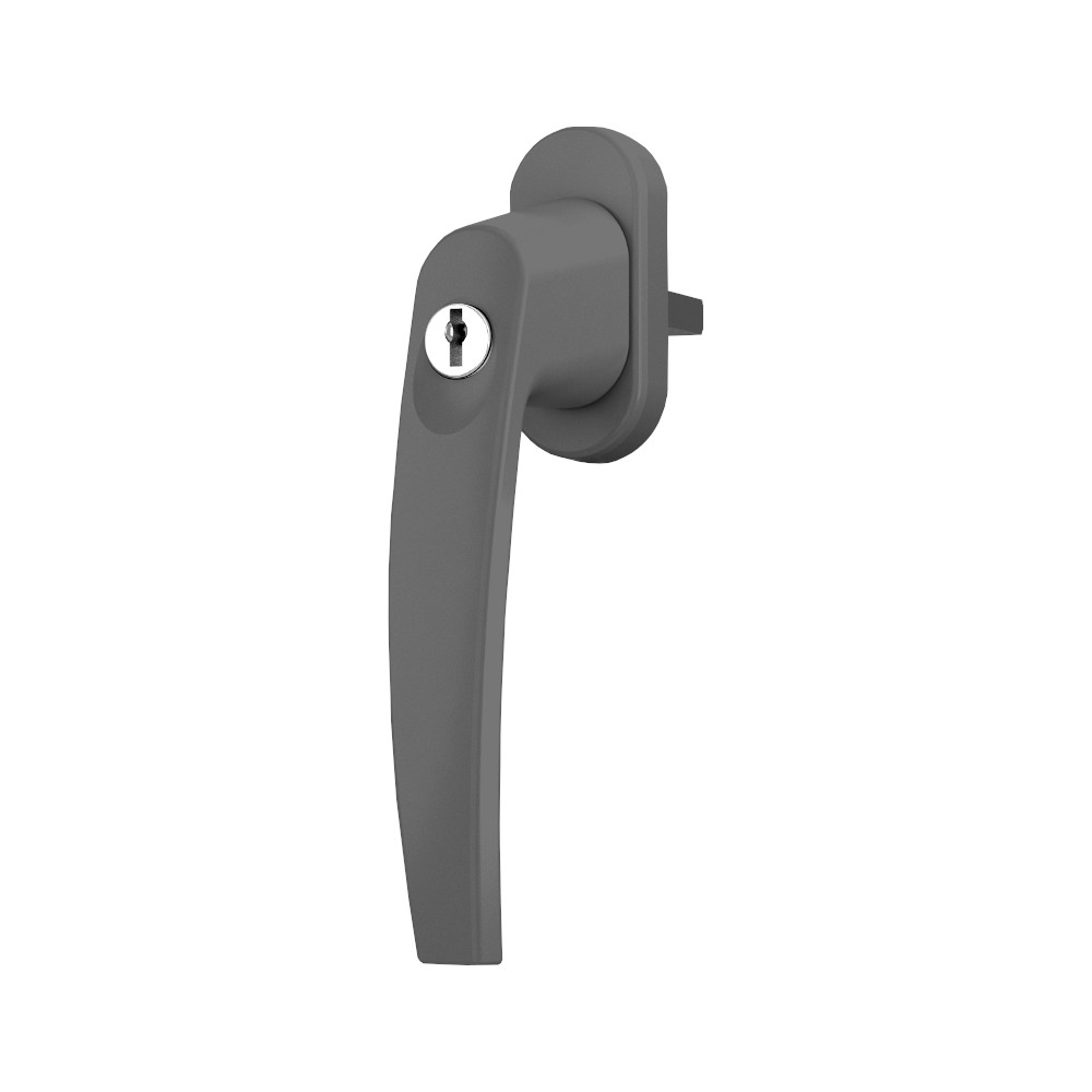 Lockable handle for euro window R