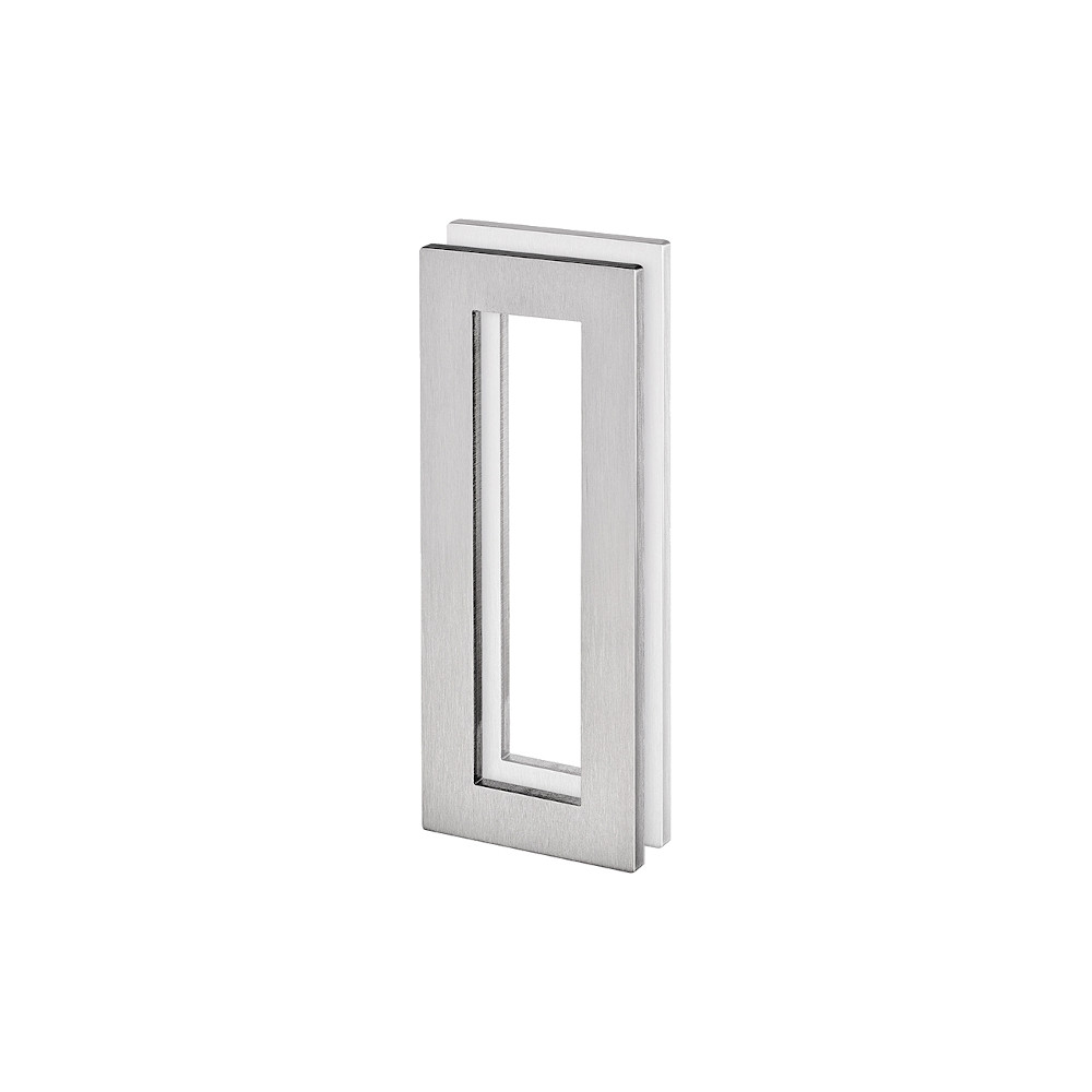 Shell for glass sliding door JNF IN.16.558.A - Brushed stainless steel