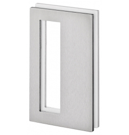 Shell for glass sliding door JNF IN.16.560.A - Brushed stainless steel