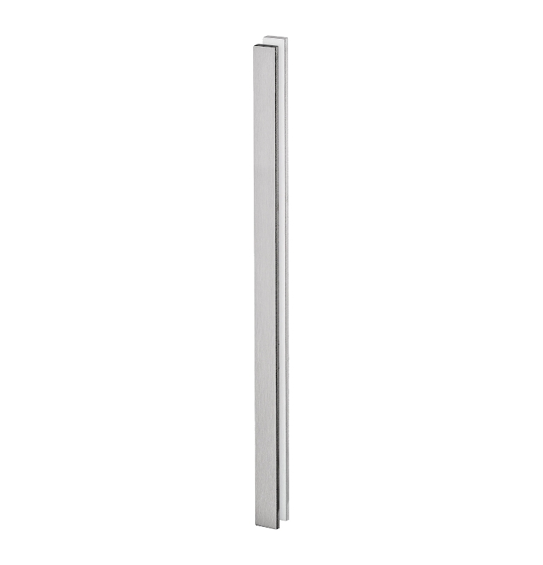 Shell for glass sliding door JNF IN.16.555.A - Brushed stainless steel