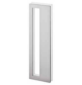 Shell for glass sliding door JNF IN.16.561.A - Brushed stainless steel
