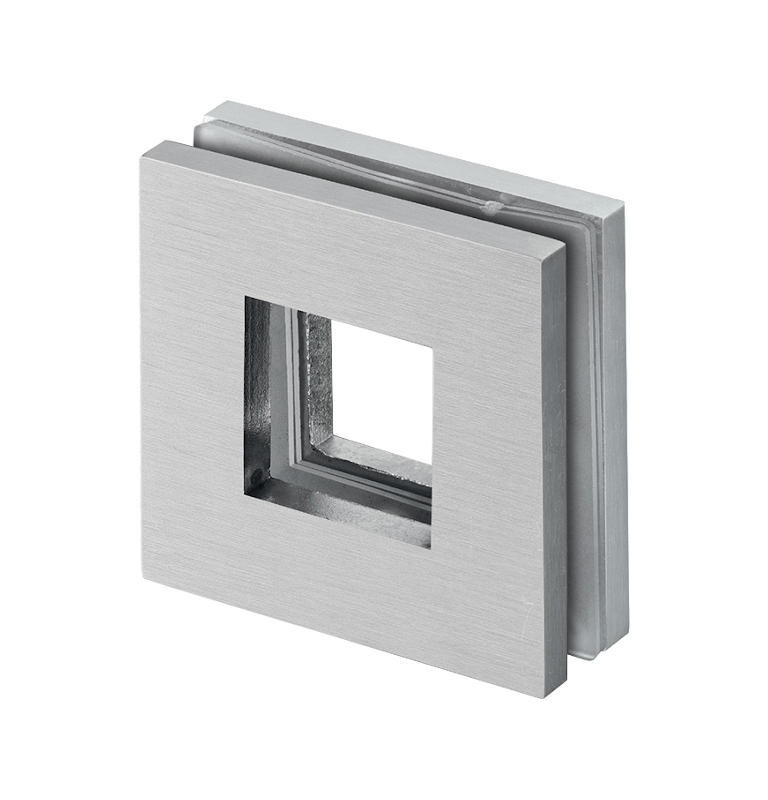 Shell for glass sliding door JNF IN.16.529 - Brushed stainless steel