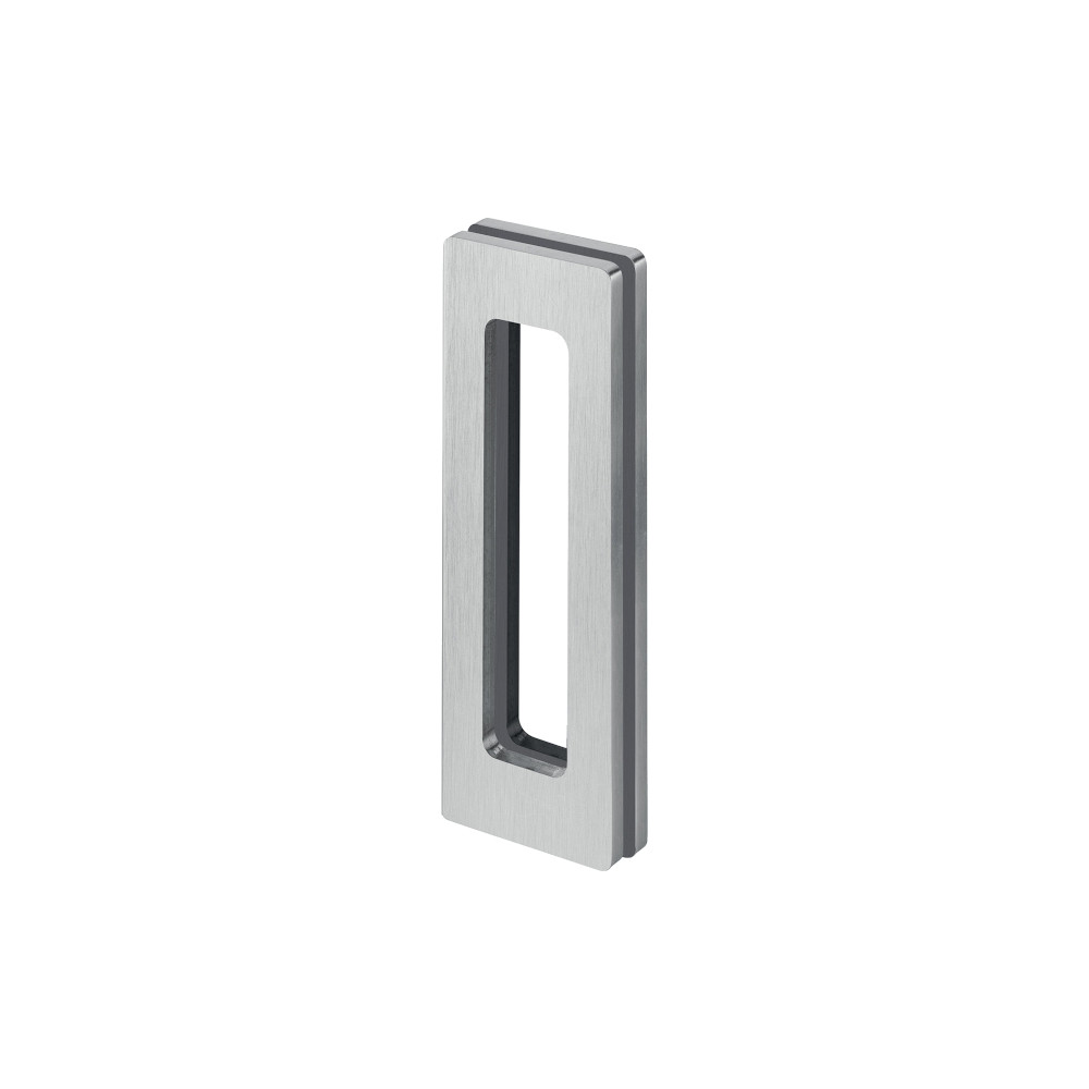 Shell for glass sliding door JNF IN.16.530 - Brushed stainless steel