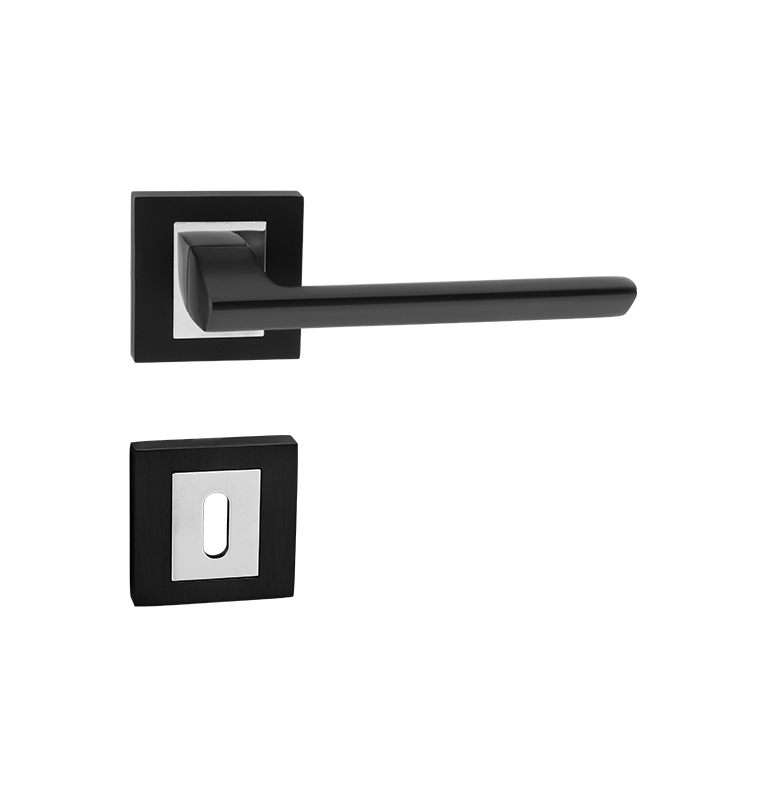 Türgriff JASPER - HR - Schwarz matt / Chrom glänzend Türgriff JASPER - HR - Schwarz matt / Chrom glänzend