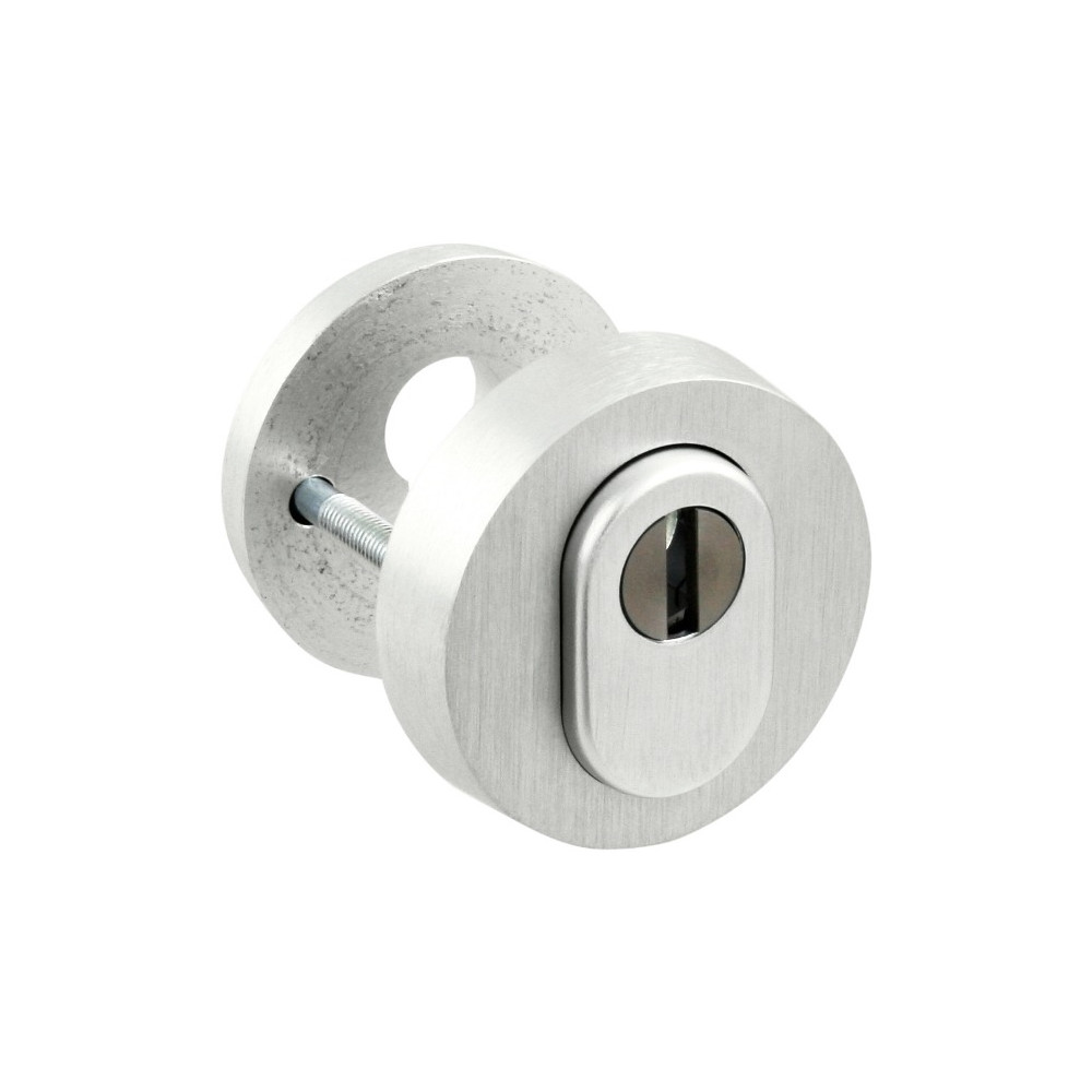 Sicherheitsrosette AXA - Silber Matt