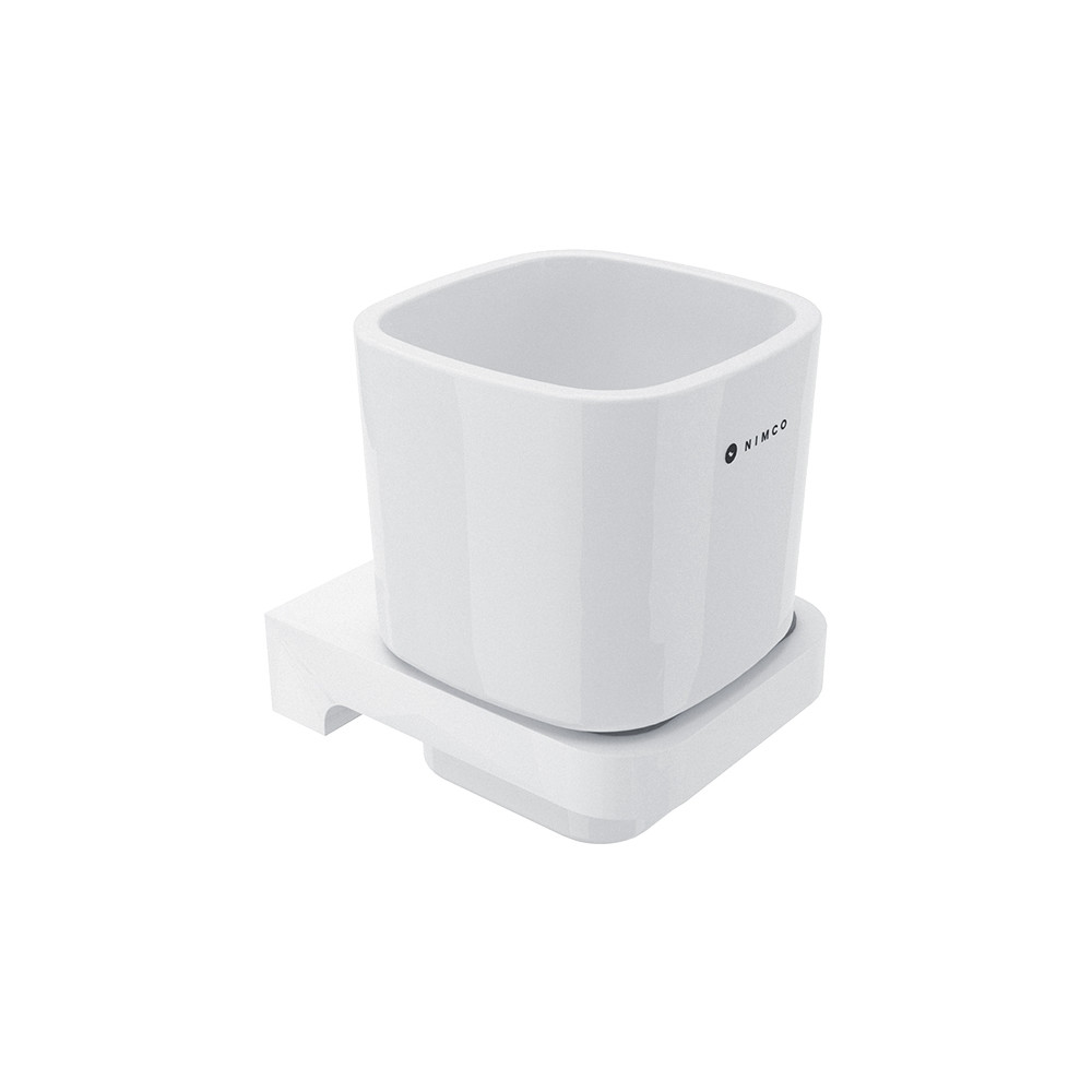 Kubek do mycia zębów NIMCO MAYA WHITE MAB 29058K-05