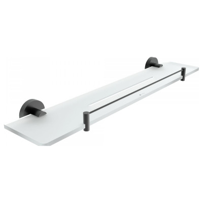Glasregal und Zaun NIMCO UNIX BLACK IXI 600 mm