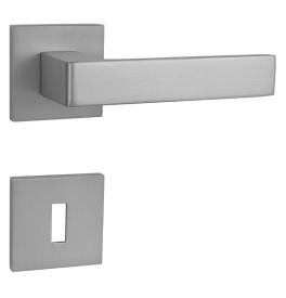 Door Handle MPK HIT - HR SQ6 - Brushed chrome