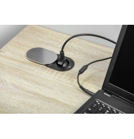 Möbelsteckdose mit USB GTV SLIDE
