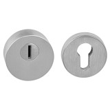 Sicherheitsrosette CUBO - R 3232 - Chrom geschliffen