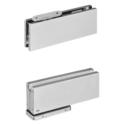 Hydraulisches Scharnier für Glastüren JNF IN.81.203 - Geschliffen edelstahl