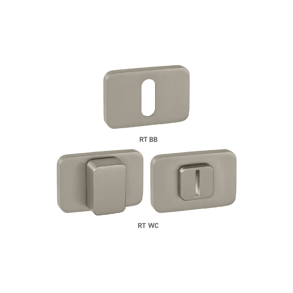 Rozetta MPK - PERFECTA - RT - Nikkel mat
