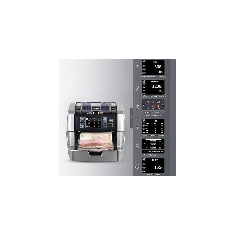 Banknote counter and authenticity checker Cashtech 9200