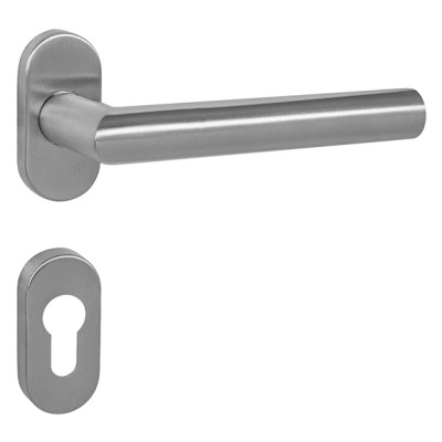 Ajtókilincs MPK FAVORIT - UOR - Szálcsiszolt inox