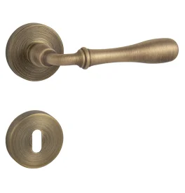 Kľučka na dvere CARINA 2 - R - Bronz česaný