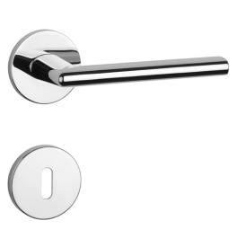 Door handle APRILE KALMIA - R 7S - Polished chrome