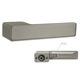 Door handle MPK GRANDERA IN LOCK - RT - Nickel matt