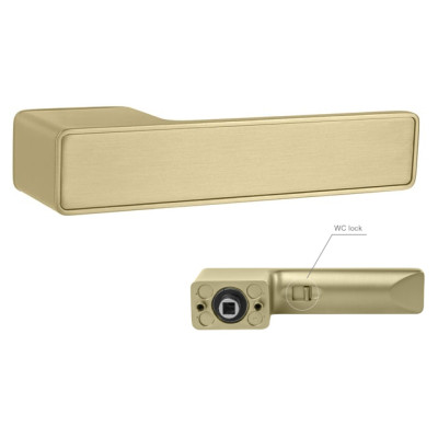 Klika na dveře MPK GRANDERA IN LOCK - RT - Zlatá matná