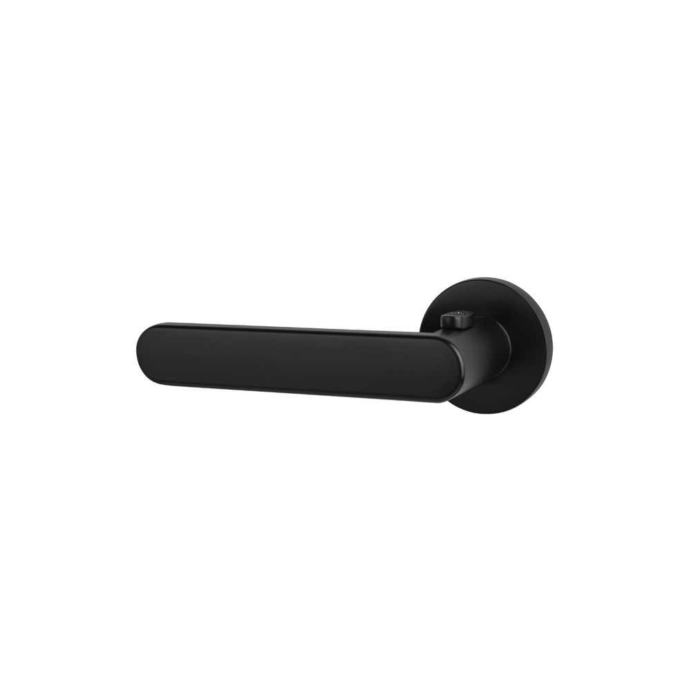 Klika na dveře TUPAI ROUND - R 7S 3957 (s uzamykaním) - Černá matná