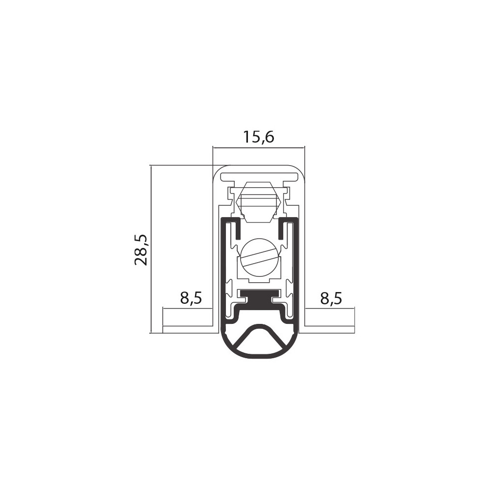 Automatic Door Seal 1800XNS