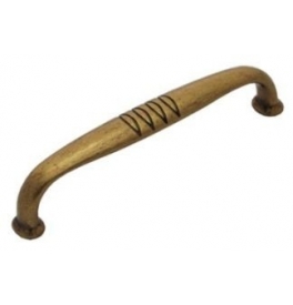 Furniture handle LISA - Patina on brass