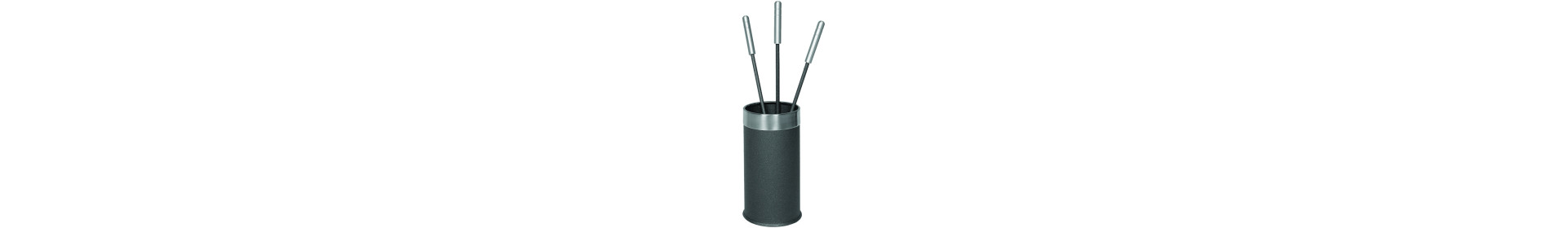 Anthrazit Kamin-Tools